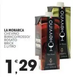 Crai LA MONARCA Chevino bianco/rosso/ rosato brick offerta