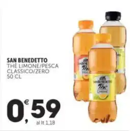 Crai SAN BENEDETTO The limone/pesca classico/zero offerta