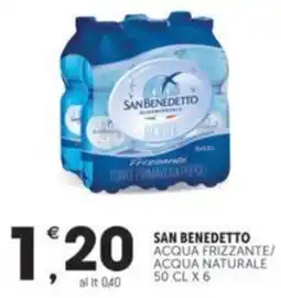 Crai SAN BENEDETTO Acqua frizzante/ acqua naturale offerta