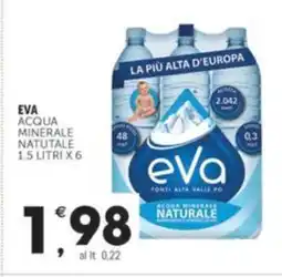 Crai EVA Acqua minerale naturale offerta