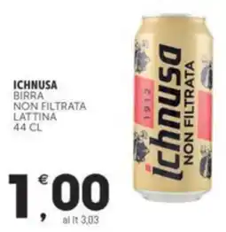 Crai ICHNUSA birra non filtrata lattina offerta