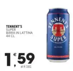 Crai TENNENT'S Super birra in lattina offerta