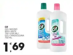 Crai Cif gel bagno brillante gel candeggina offerta