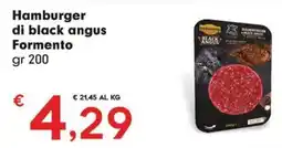 Despar Hamburger di black angus Formento offerta