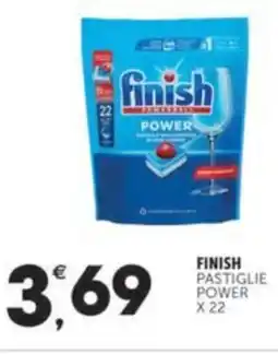Crai FINISH pastiglie power x 22 offerta
