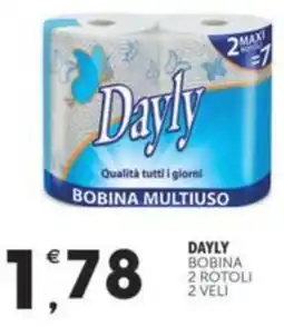 Crai DAYLY Bobina 2 rotoli 2 veli offerta