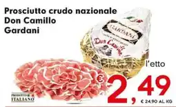 Despar Prosciutto crudo nazionale Don Camillo Gardani offerta