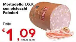 Despar Mortadella I.G.P. con pistacchi Palmieri offerta