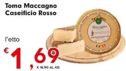 Despar Toma Maccagno Caseificio Rosso offerta