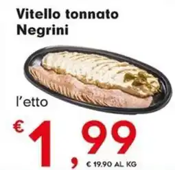 Despar Vitello tonnato Negrini offerta