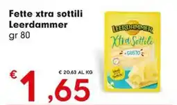 Despar Fette xtra sottili Leerdammer offerta
