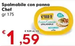 Despar Spalmabile con panna Chef offerta