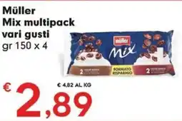 Despar Müller Mix multipack vari gusti offerta