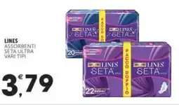 Crai Lines assorbenti seta ultra vari tipi offerta