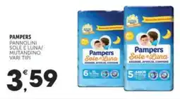 Crai Pampers pannolini sole e luna/ mutandino vari tipi offerta