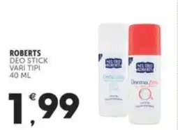 Crai Roberts deo stick vari tipi offerta