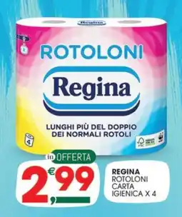 Crai Regina rotoloni carta igienica x 4 offerta