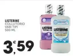 Crai Listerine collutorio vari tipi offerta