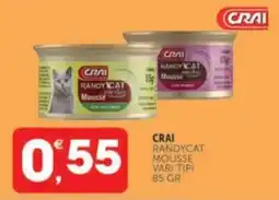 Crai Crai randycat mousse vari tipi offerta