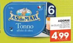Crai Asdomar tonno in olio di oliva offerta