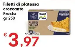 Despar Filetti di platessa croccante Frosta offerta