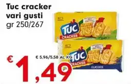 Despar Tuc cracker vari gusti offerta