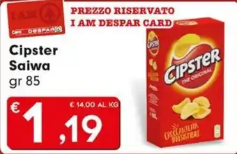 Despar Cipster Saiwa offerta