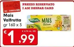 Despar Mais Valfrutta offerta