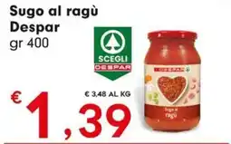 Despar Sugo al ragù Despar offerta