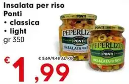 Despar Insalata per riso Ponti classica - light offerta