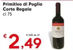Despar Primitivo di Puglia Corte Regale offerta