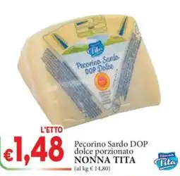 D'Italy Pecorino Sardo DOP dolce porzionato NONNA TITA offerta