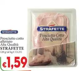 D'Italy Prosciutto cotto affettato Alta Qualità STRAFETTE offerta