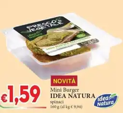D'Italy Mini Burger IDEA NATURA offerta