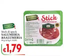 D'Italy Stick di speck SALUMERIA &SALUMERIA offerta