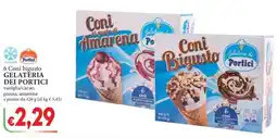 D'Italy 6 Coni bigusto GELATERIA DEI PORTICI offerta