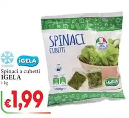 D'Italy Spinaci a cubetti IGELA offerta