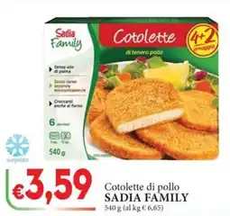 D'Italy Cotolette di pollo SADIA FAMILY offerta