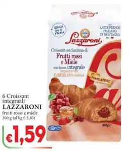 D'Italy 6 Croissant integraali LAZZARONI offerta