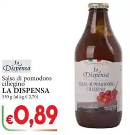 D'Italy Salsa di pomodoro ciliegino LA DISPENSA offerta