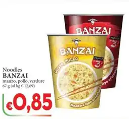D'Italy Noodles BANZAI offerta