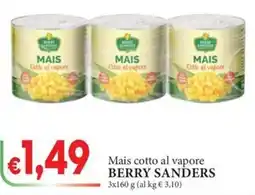 D'Italy Mais cotto al vapore BERRY SANDERS offerta
