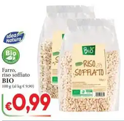 D'Italy Farro, riso soffiato BIO offerta