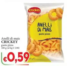 D'Italy Anelli di mais CRICKEY offerta