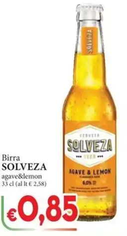 D'Italy Birra SOLVEZA agave&lemon offerta