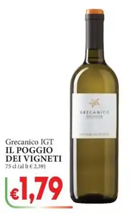 D'Italy Grecanico IGT IL POGGIO DEI VIGNETI offerta