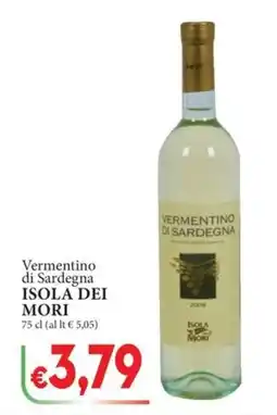 D'Italy Vermentino di Sardegna ISOLA DEI MORI offerta