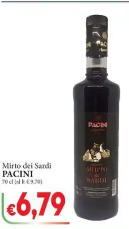 D'Italy Mirto dei Sardi PACINI offerta