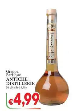 D'Italy Grappa Barrique ANTICHE DISTILLERIE offerta