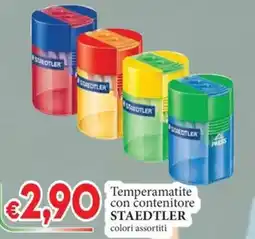 D'Italy Temperamatite con contenitore STAEDTLER offerta